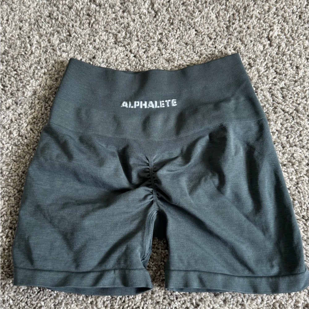Alphalete Original Amplify Shorts Charcoal
